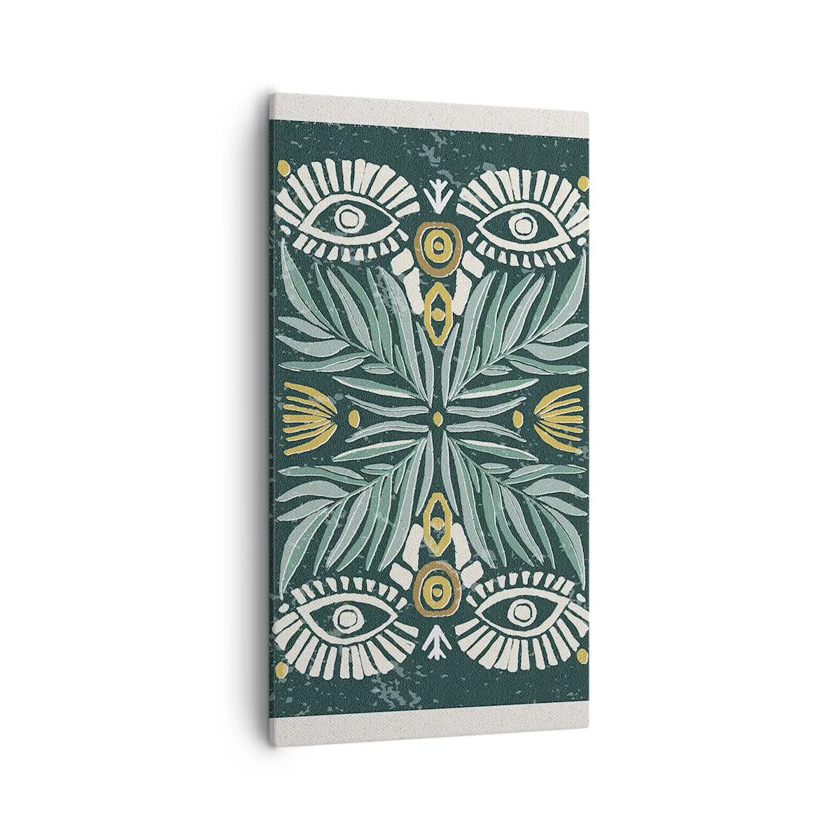 Quadro su tela - Stampe su Tela - Geometrie di arte popolare - 55x100 cm