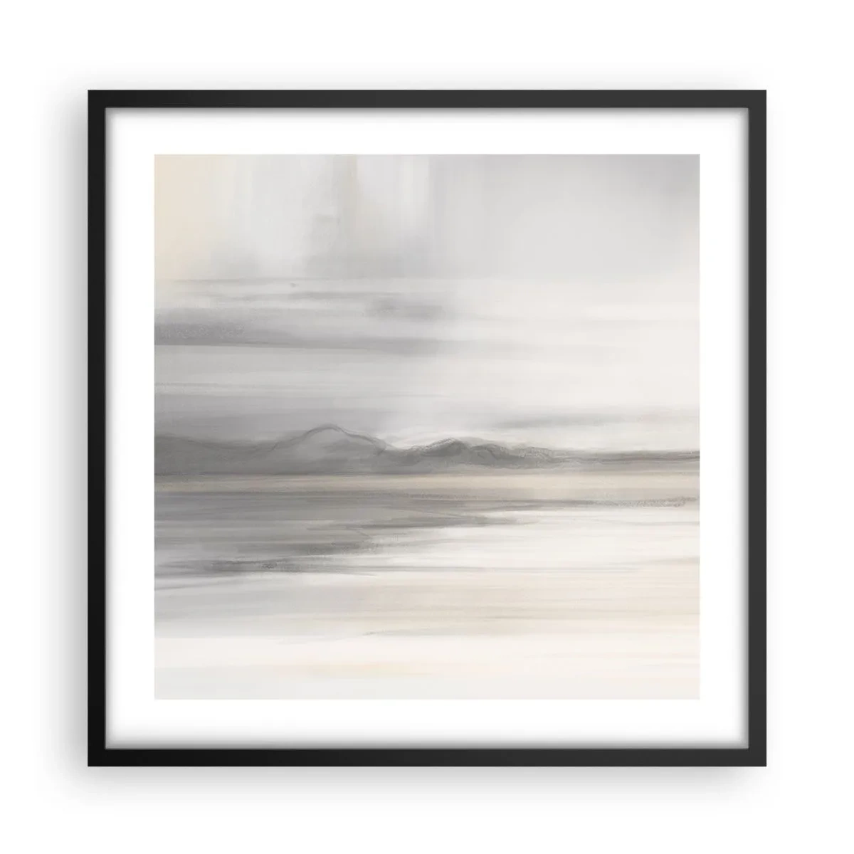 Poster in cornice nera - Orizzonte trasognato - 50x50 cm