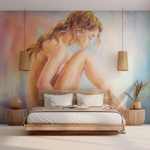 Fotomurali Premium Sand - Nudo di giovane - Donna, Corpo, Modello - 350x256 cm