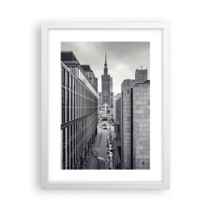 Poster in cornice bianca - La valle di Varsavia - 30x40 cm