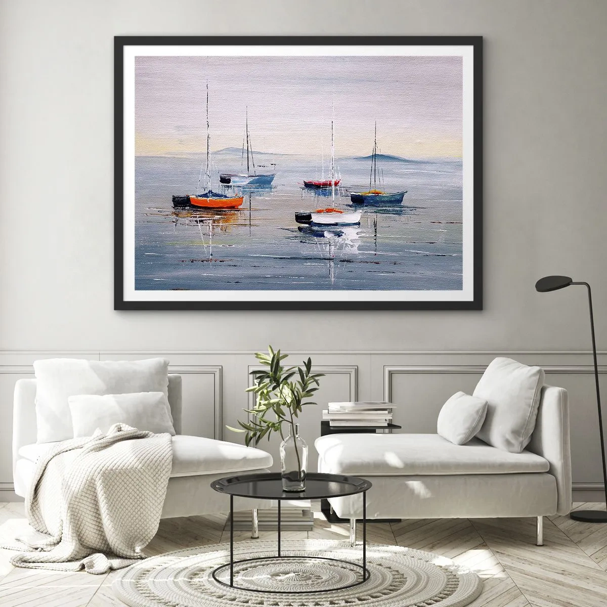 Poster in cornice nera - Meritato riposo - 40x30 cm