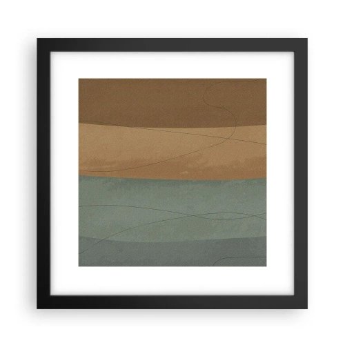 Poster in cornice nera - Composizione orizzontale - 30x30 cm