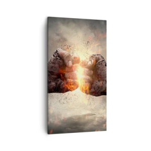 Quadro su tela - Stampe su Tela - Pronto alla battaglia - 45x80 cm