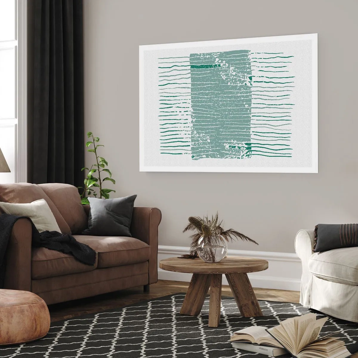 Poster - Astrazione marina - 91x61 cm