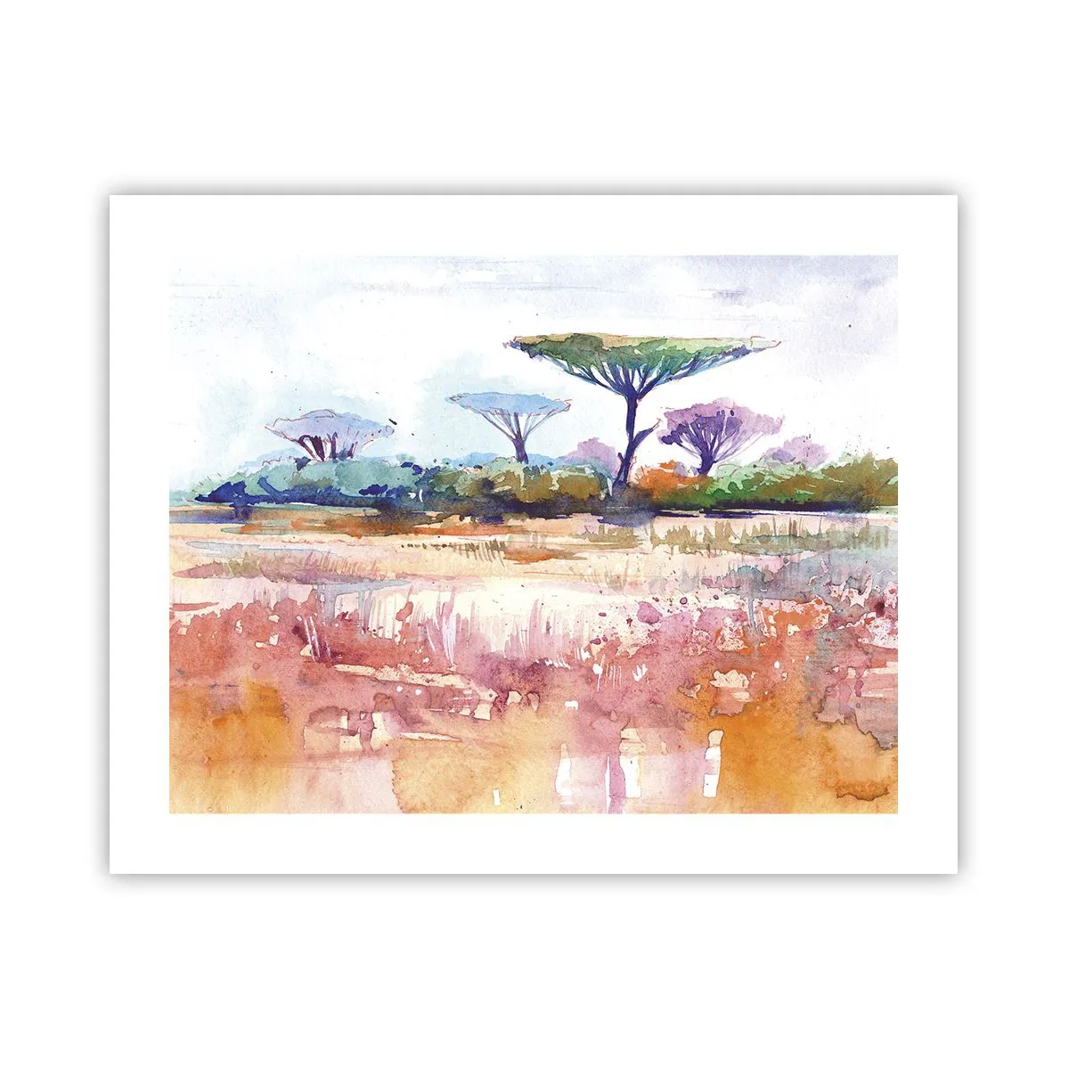 Poster - I colori della savana - 50x40 cm