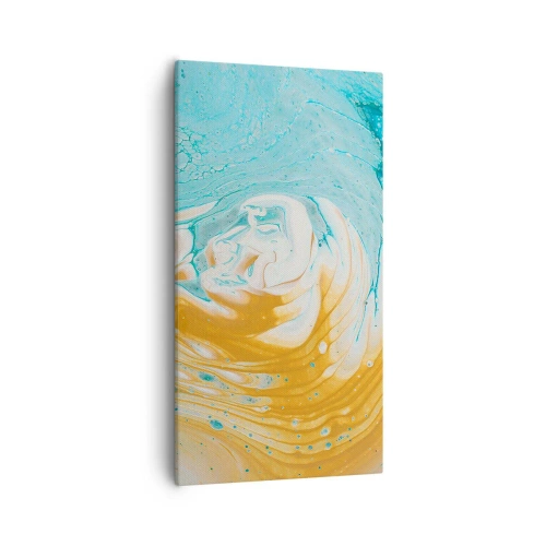 Quadro su tela - Stampe su Tela - Vortice pastello - 55x100 cm