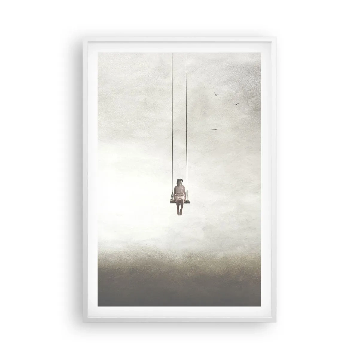 Poster in cornice bianca - Il bambino che è in noi - 61x91 cm