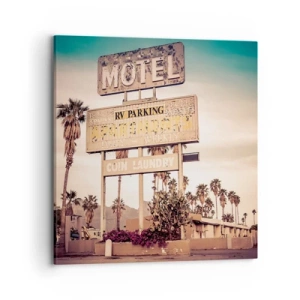 Quadro su tela - Stampe su Tela - Qui il tempo si è fermato - 70x70 cm