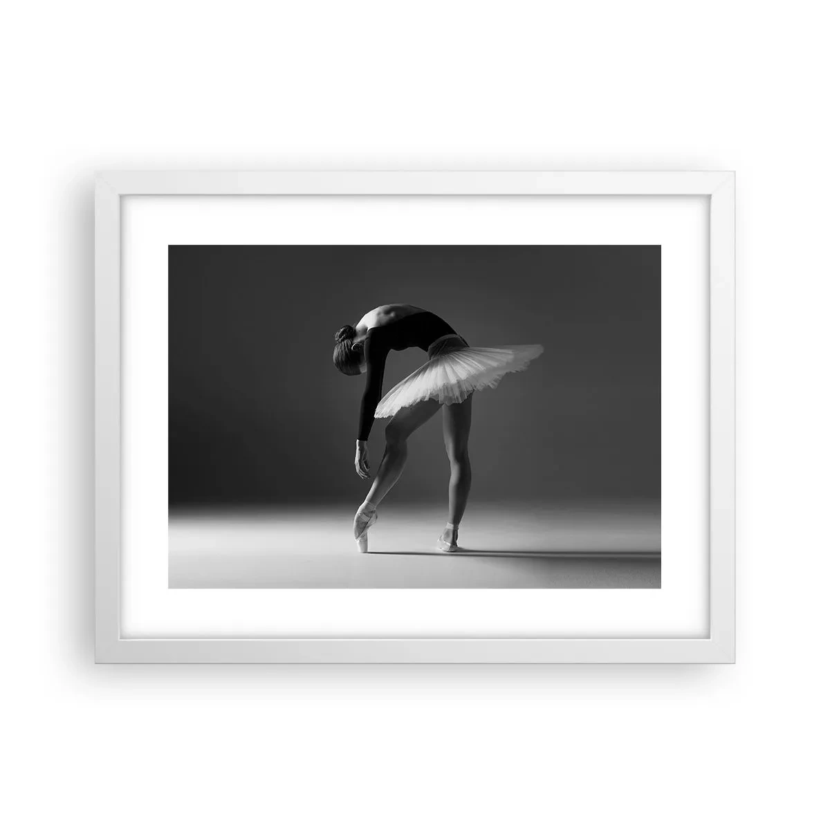 Poster in cornice bianca - Bella ballerina - 40x30 cm