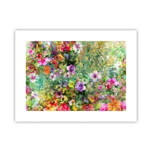 Poster - Perdersi nei fiori - 40x30 cm
