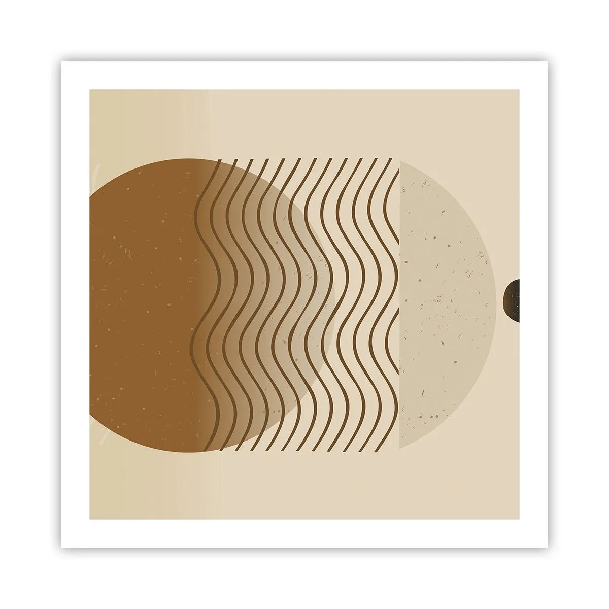 Poster - Sull'origine delle figure geometriche - 60x60 cm