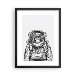 Poster in cornice nera - Evoluzione alternativa - 30x40 cm