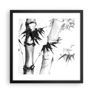 Poster in cornice nera - Particolare d'oriente - 40x40 cm