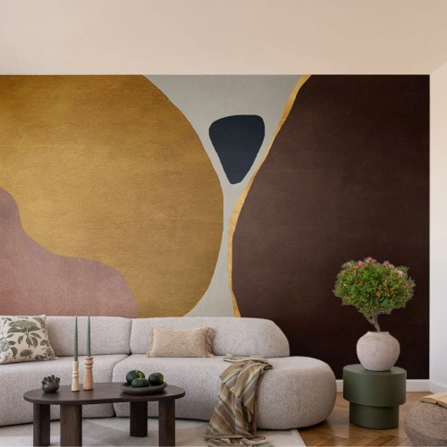 Fotomurali Premium Sand - Astrazione: un luogo nello spazio - Astrazione, Minimalismo, Forme - 300x210 cm