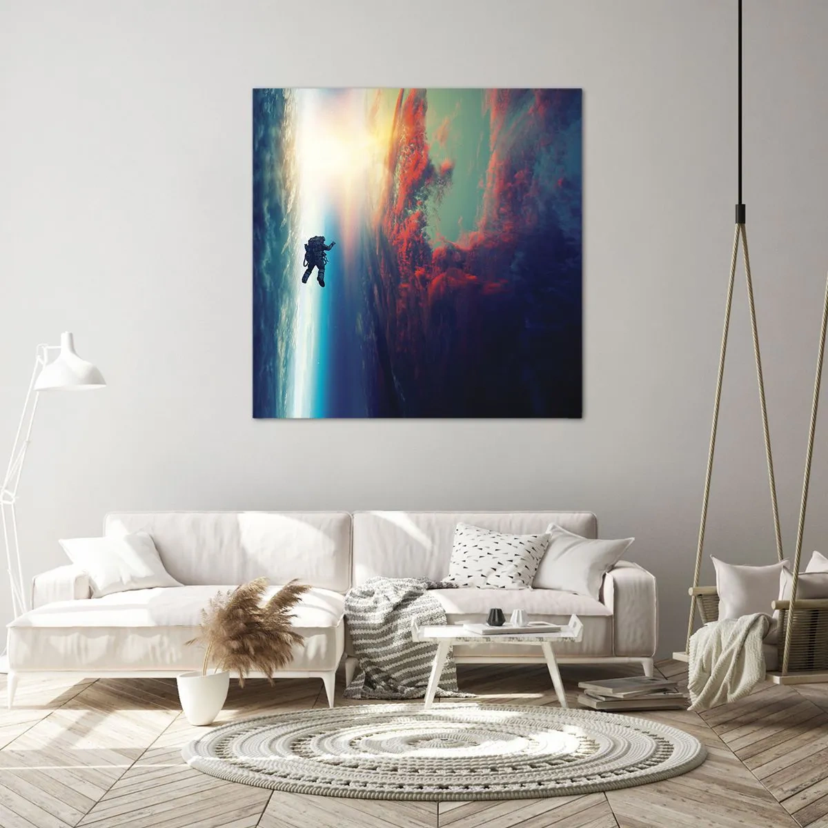Quadro su tela - Stampe su Tela - Affrontando l'universo - 30x30 cm