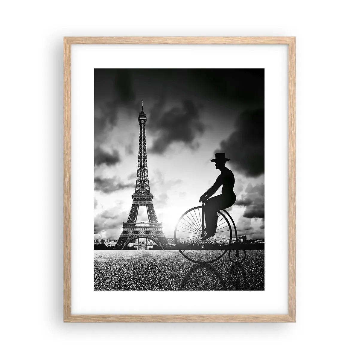 Poster in cornice rovere chiaro - Nostalgia della Belle Epoque - 40x50 cm