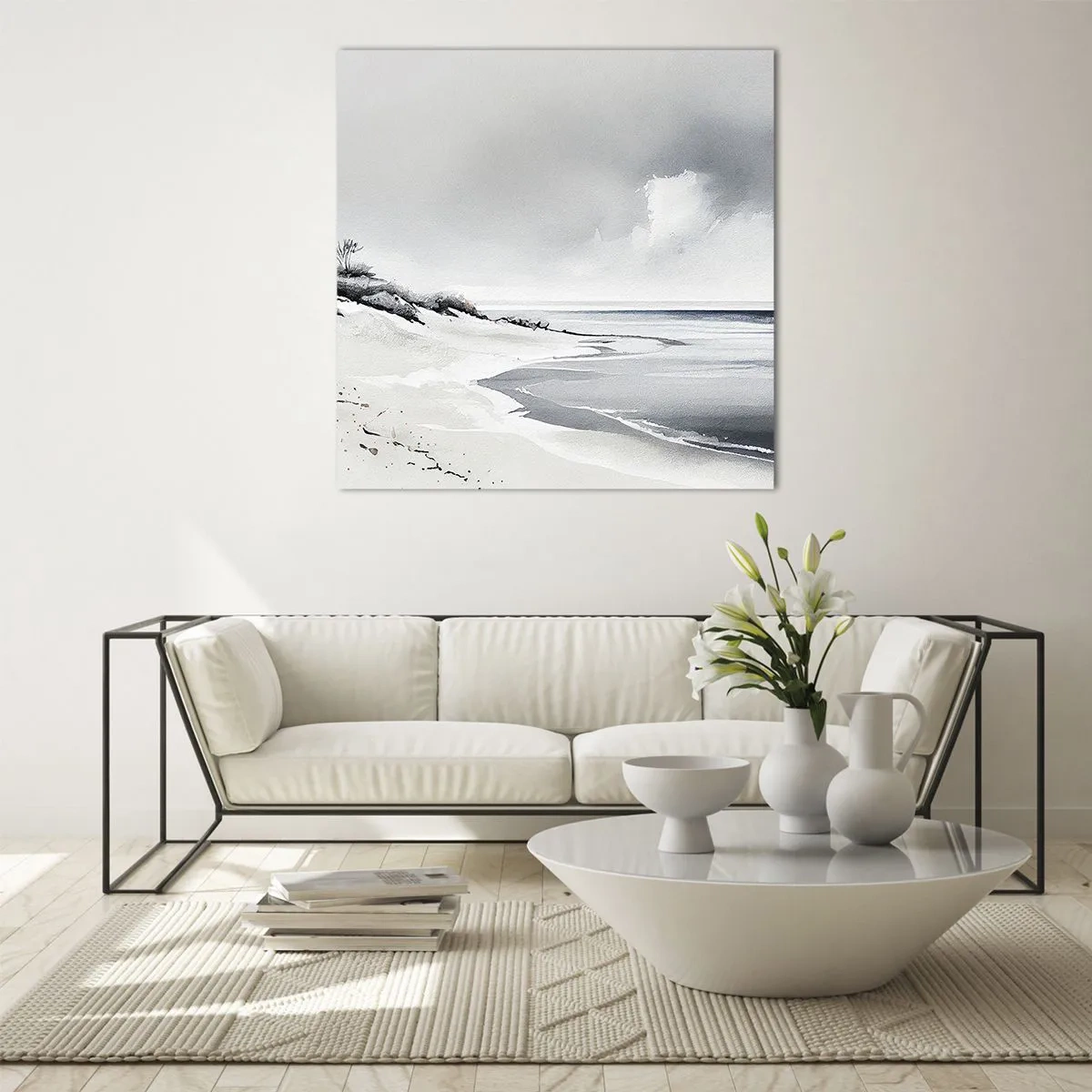 Quadro su vetro - Insieme da sempre - 70x70 cm