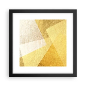 Poster in cornice nera - La pace della geometria - 30x30 cm
