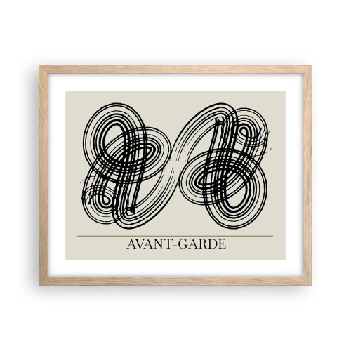 Poster in cornice rovere chiaro - In tutta spontaneità - 50x40 cm