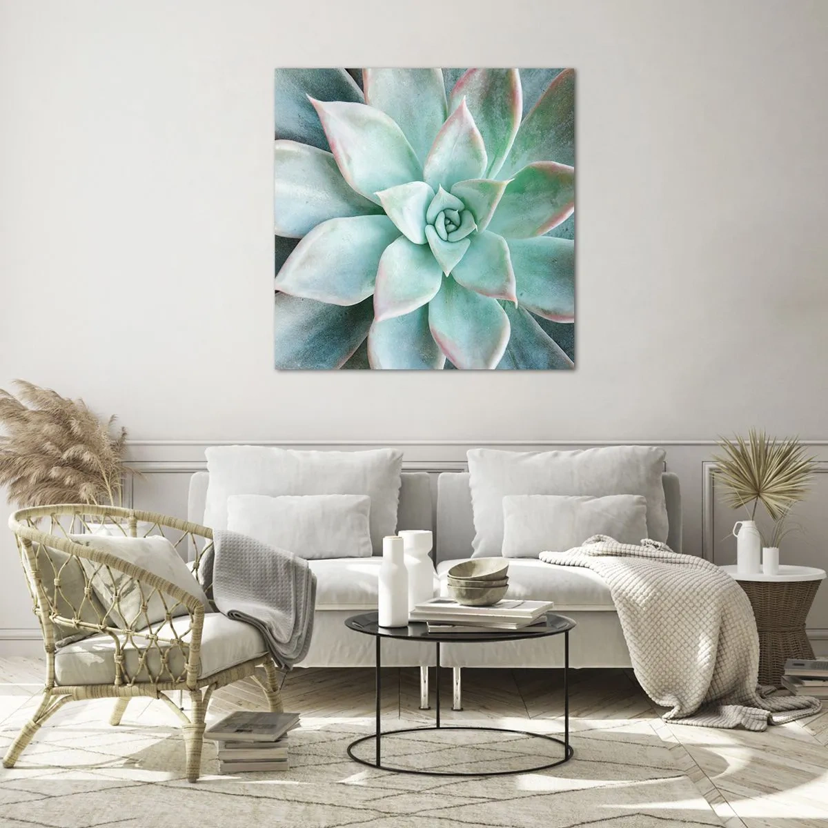 Quadro su vetro - Il cuore del deserto - 60x60 cm