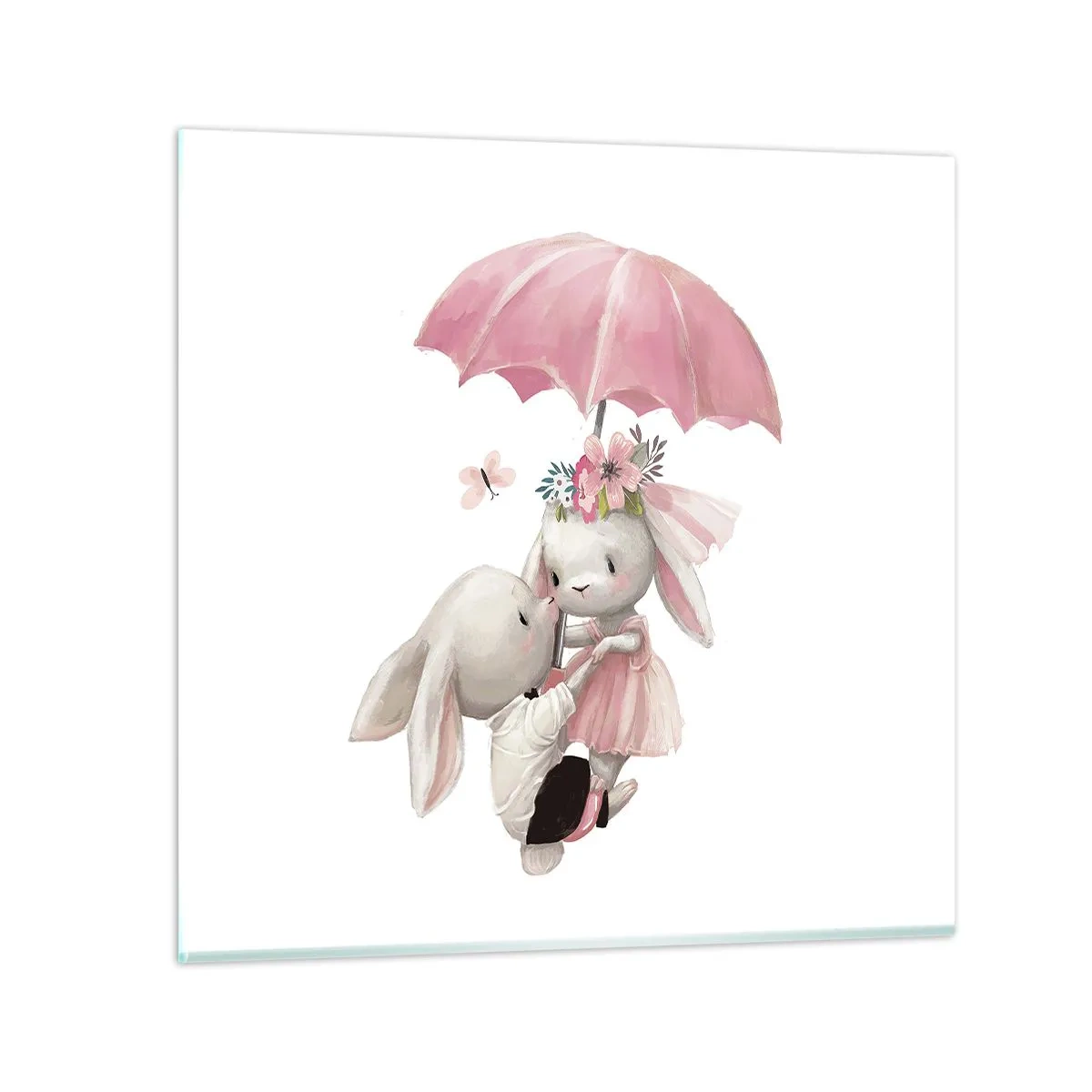 Quadro su vetro - Questo è proprio amore - 30x30 cm