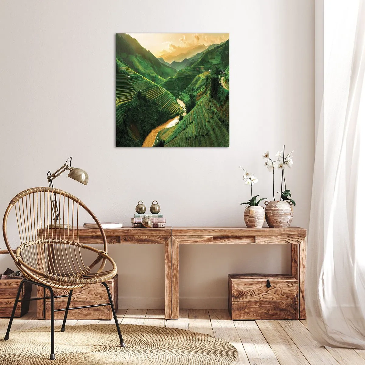 Quadro su tela - Stampe su Tela - Valle del Vietnam - 70x70 cm