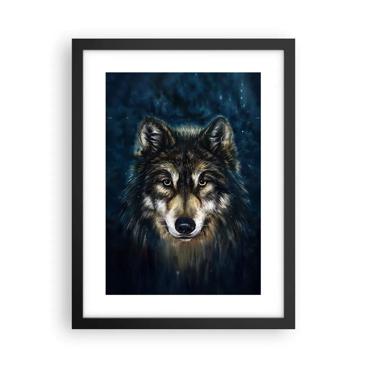 Poster in cornice nera - Alfa? E omega - 30x40 cm