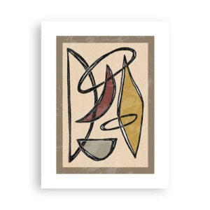 Poster - Composizione: archi e ovali - 30x40 cm