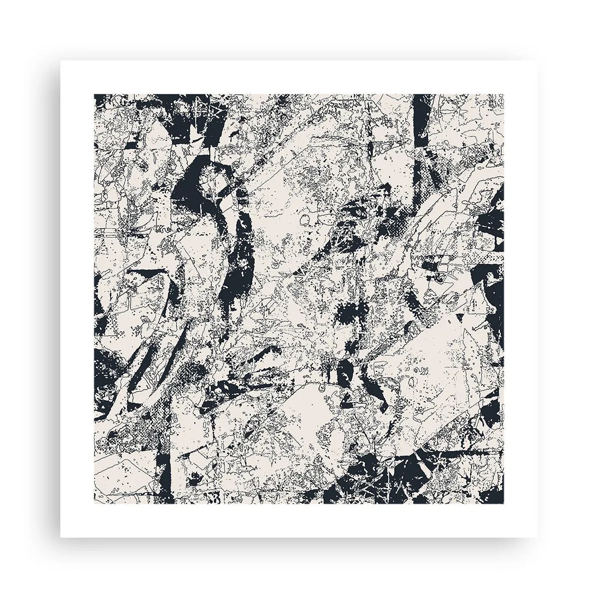 Poster - La compenetrazione degli opposti - 50x50 cm