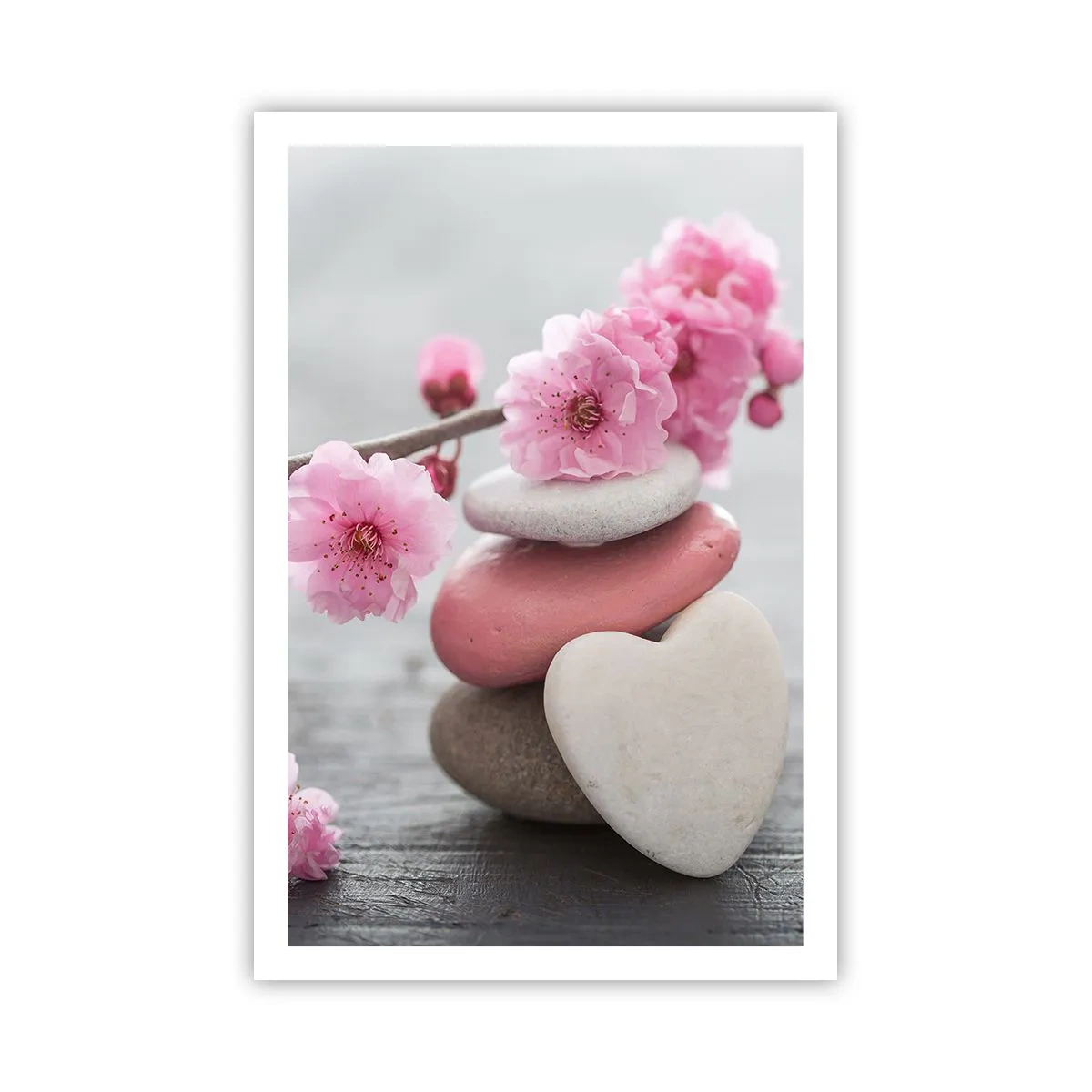 Poster - Serenità con fiori di ciliegio - 61x91 cm