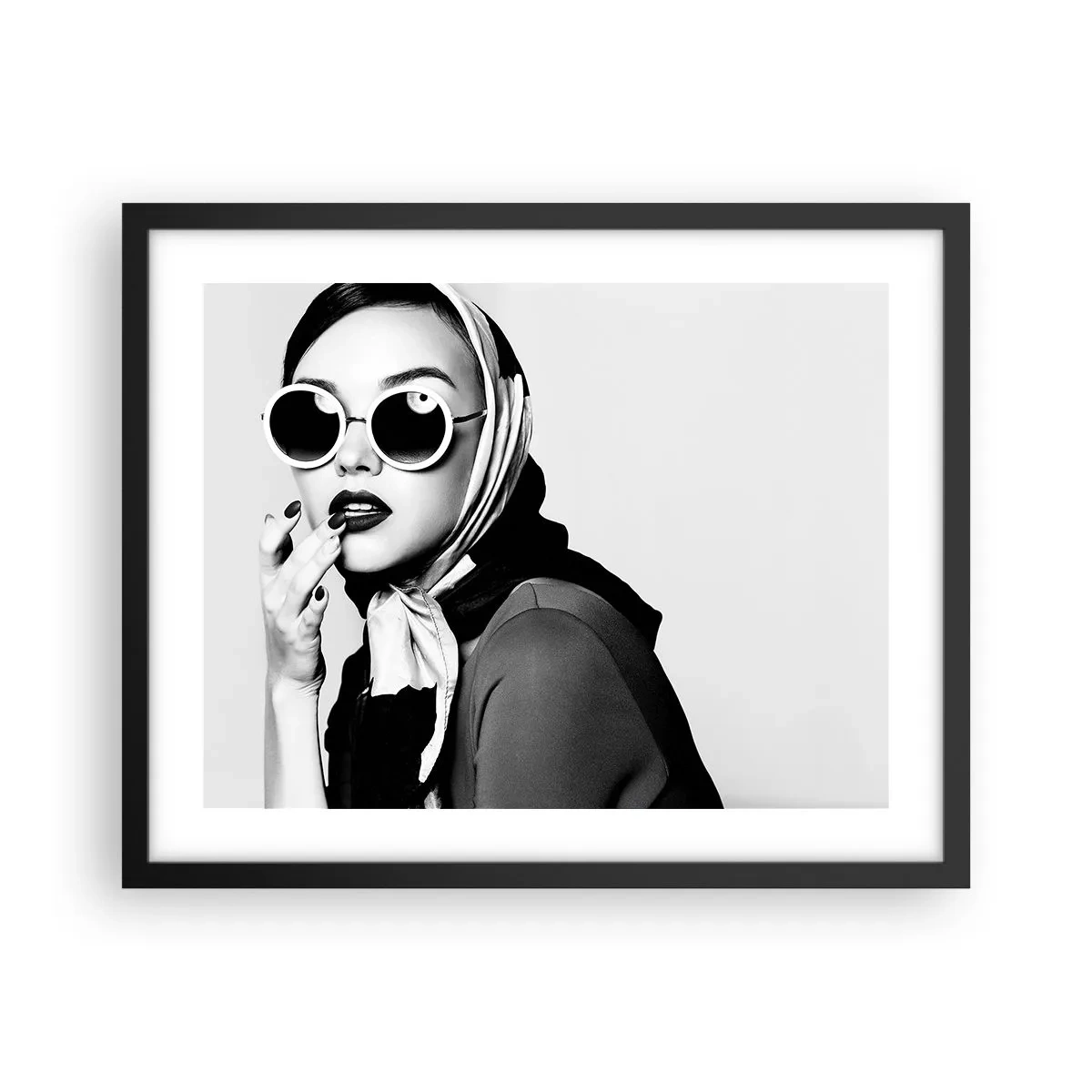 Poster in cornice nera - Saluti dagli anni '60 - 50x40 cm