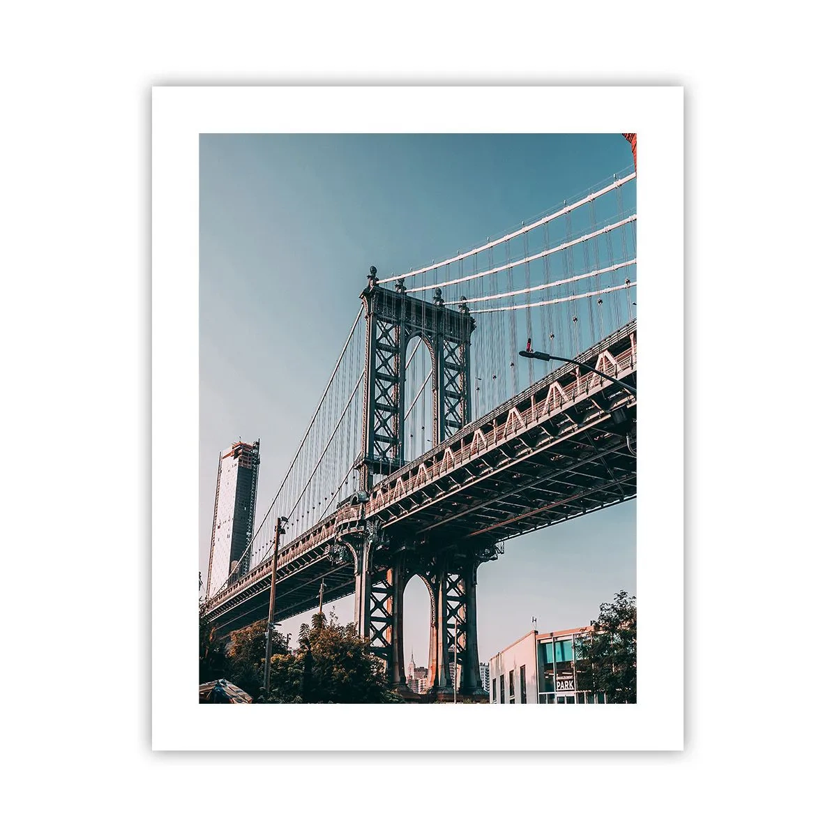 Poster - Sopra le onde della città - 40x50 cm