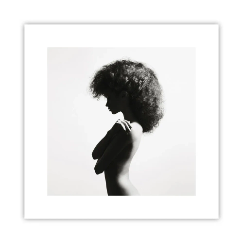 Poster - Come un fiore su un gambo snello - 30x30 cm