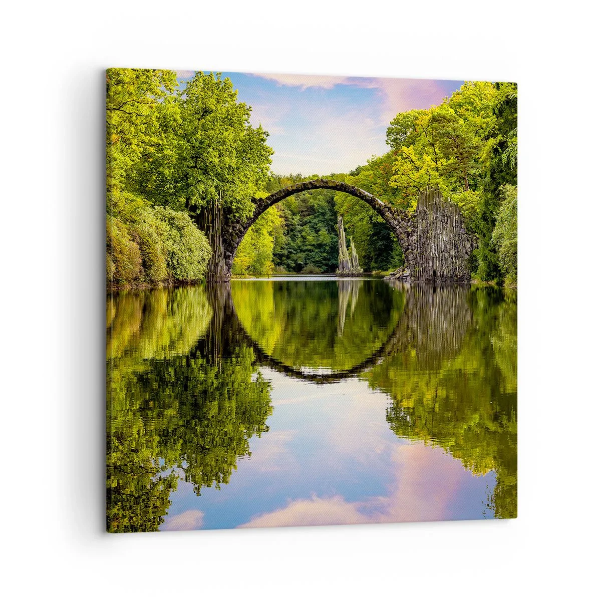 Quadro su tela - Stampe su Tela - All'incontro di due mondi - 50x50 cm