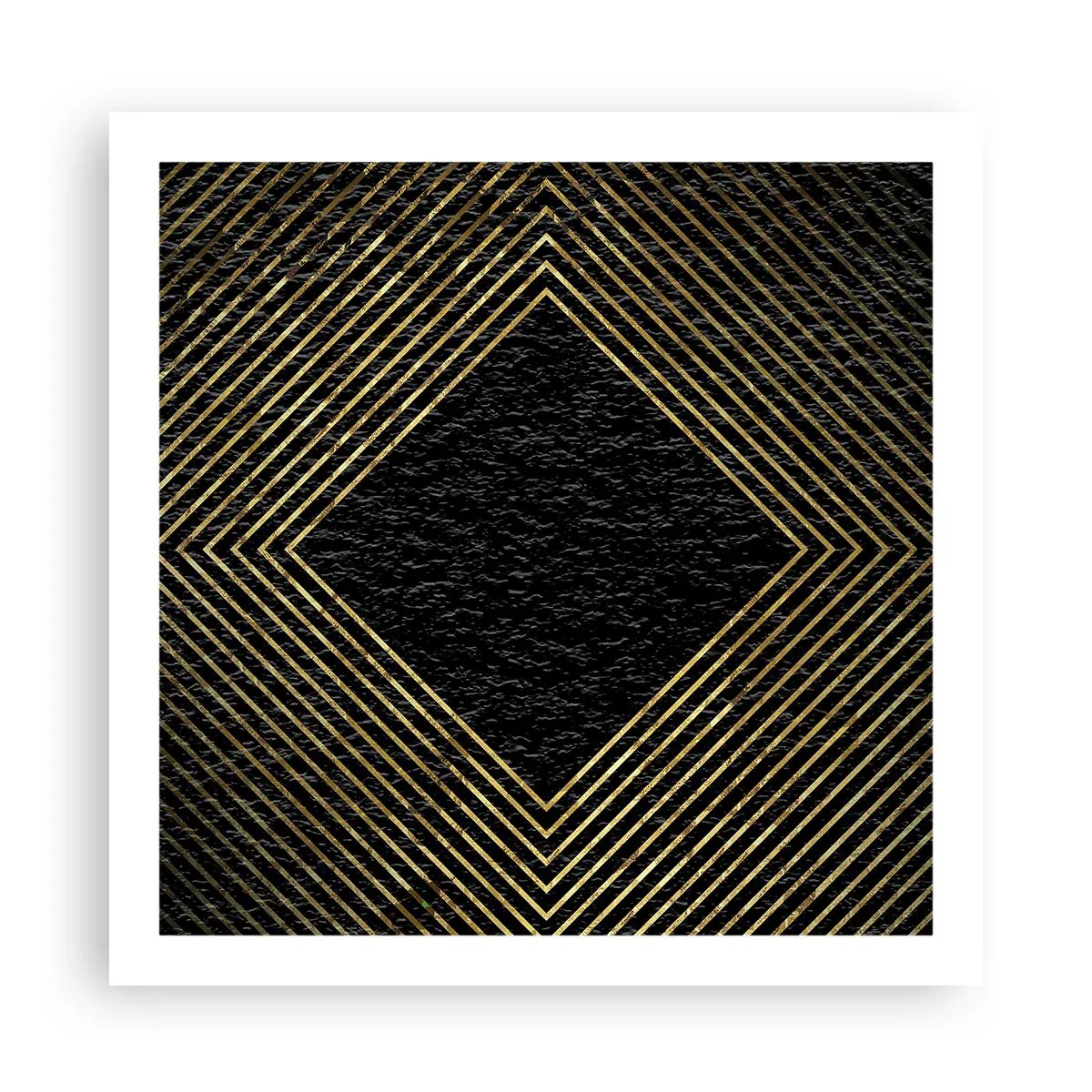 Poster - Geometria in stile glamour - 60x60 cm
