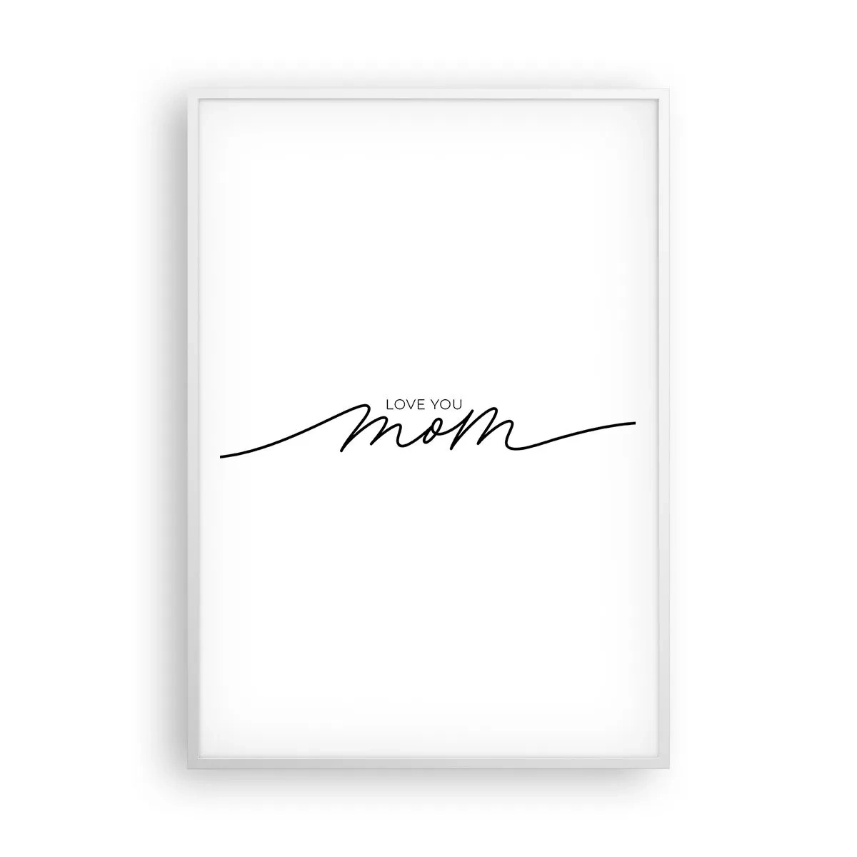 Poster in cornice bianca - Grande commozione - 70x100 cm