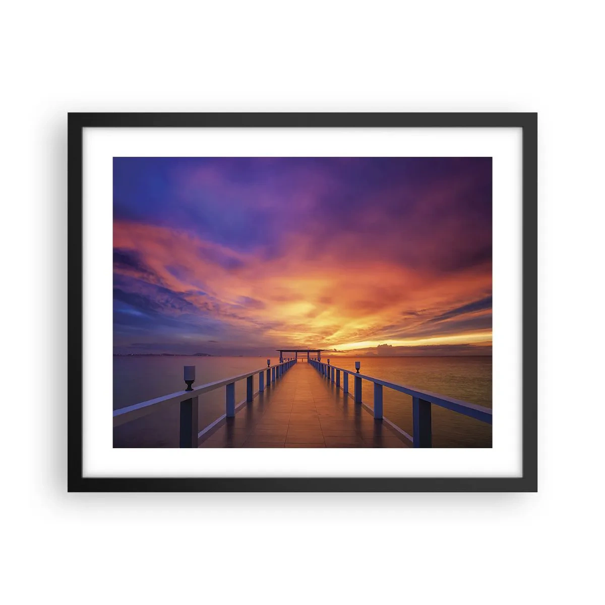 Poster in cornice nera - Senza fine - 50x40 cm