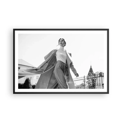 Poster in cornice nera - Vieni con me? - 91x61 cm