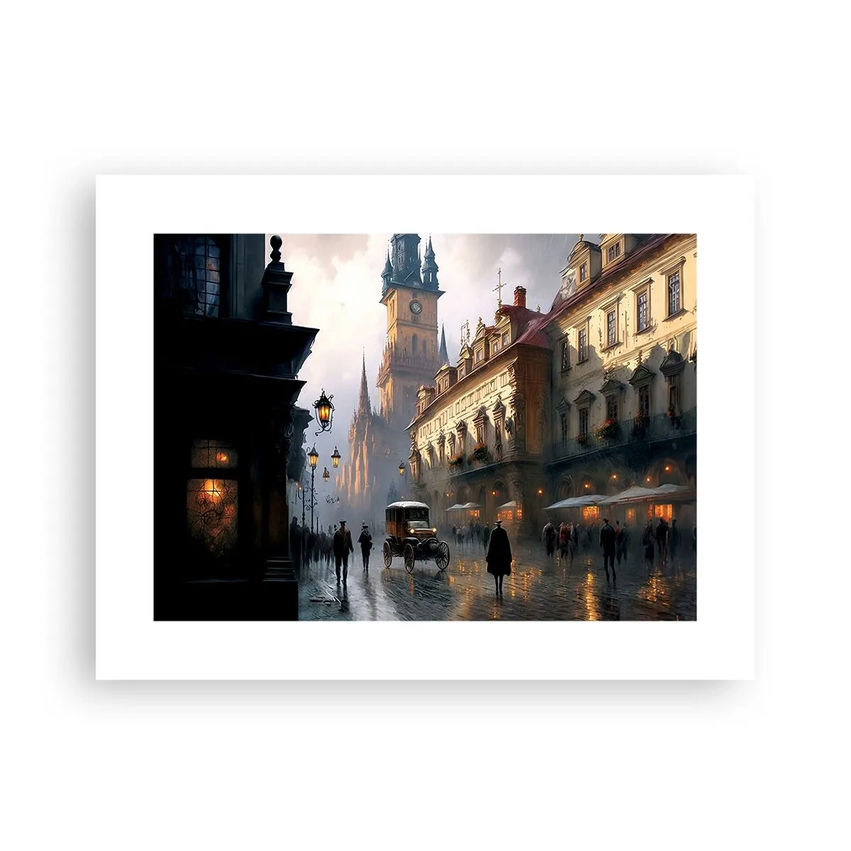 Poster - Il fascino delle sere di Praga - 40x30 cm