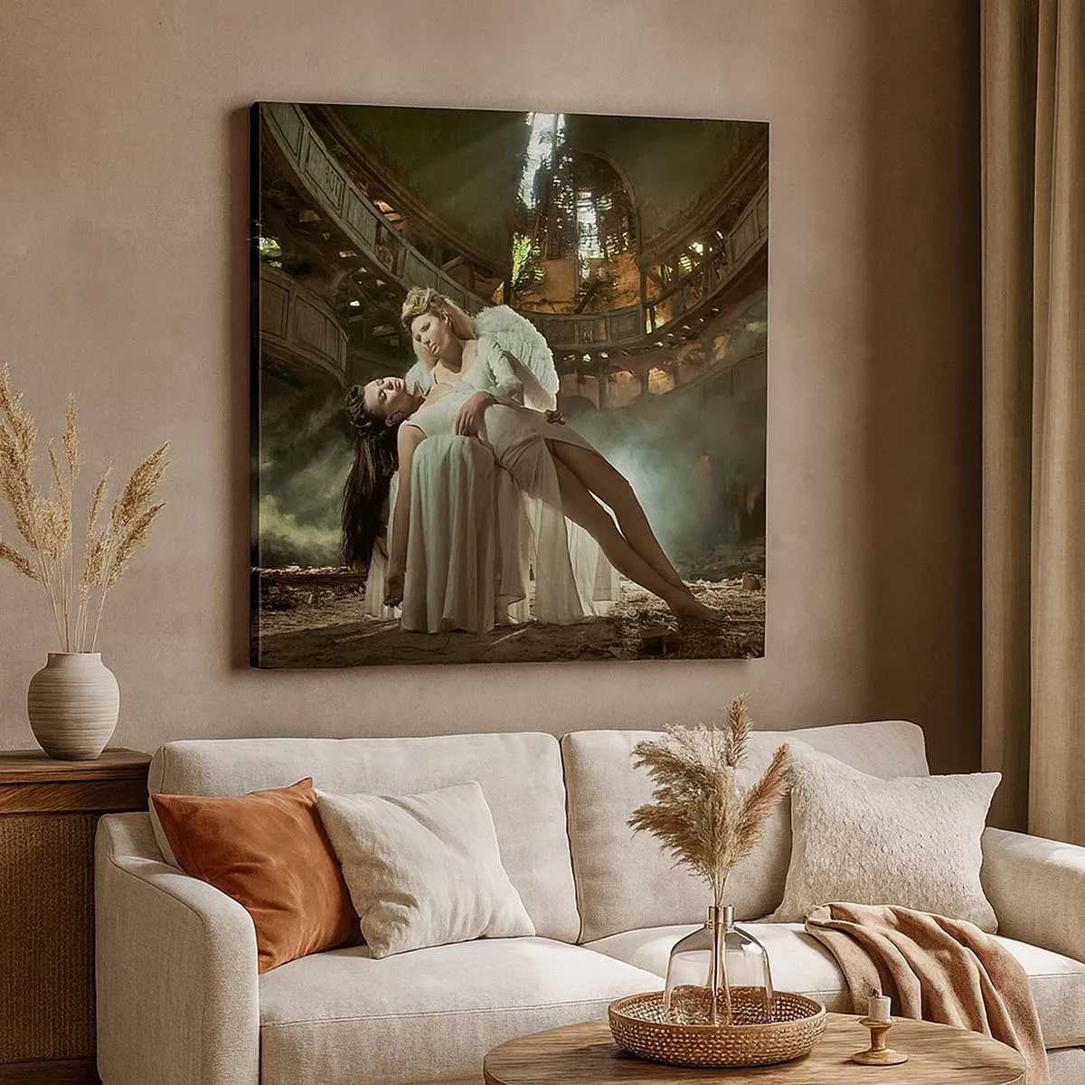 Quadro su tela - Stampe su Tela - Lo spirito dell'antico teatro - 30x30 cm