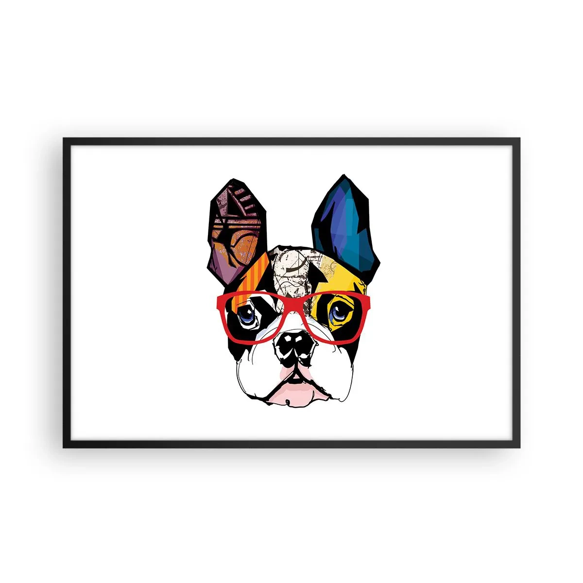 Poster in cornice nera - Intellettuale - 91x61 cm