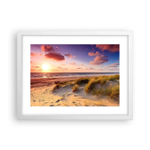 Poster in cornice bianca - L'aria già profuma di estate - 40x30 cm