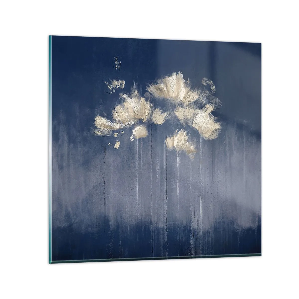 Quadro su vetro - Come petali al vento - 50x50 cm