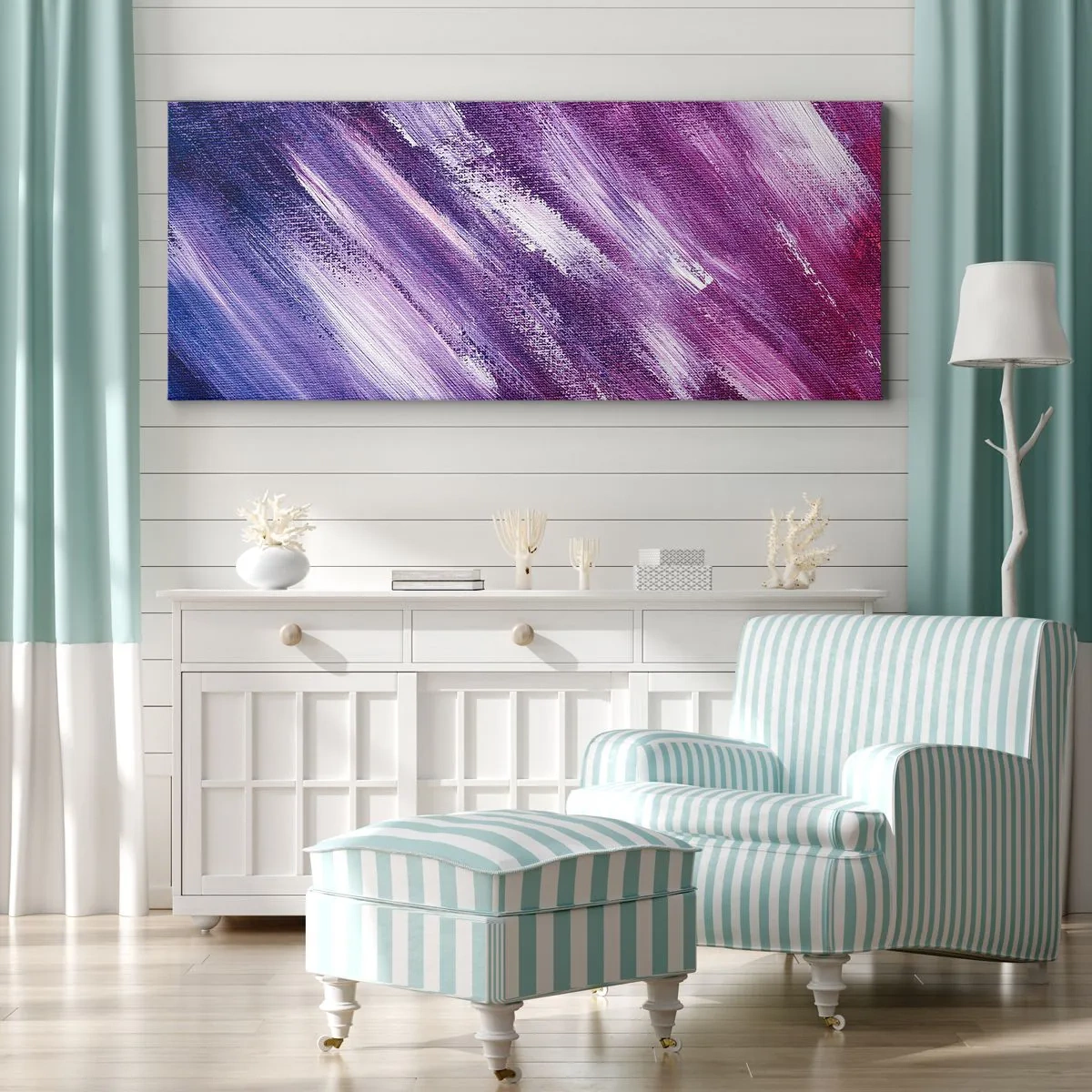 Quadro su tela - Stampe su Tela - Quando soffia il vento solare - 90x30 cm