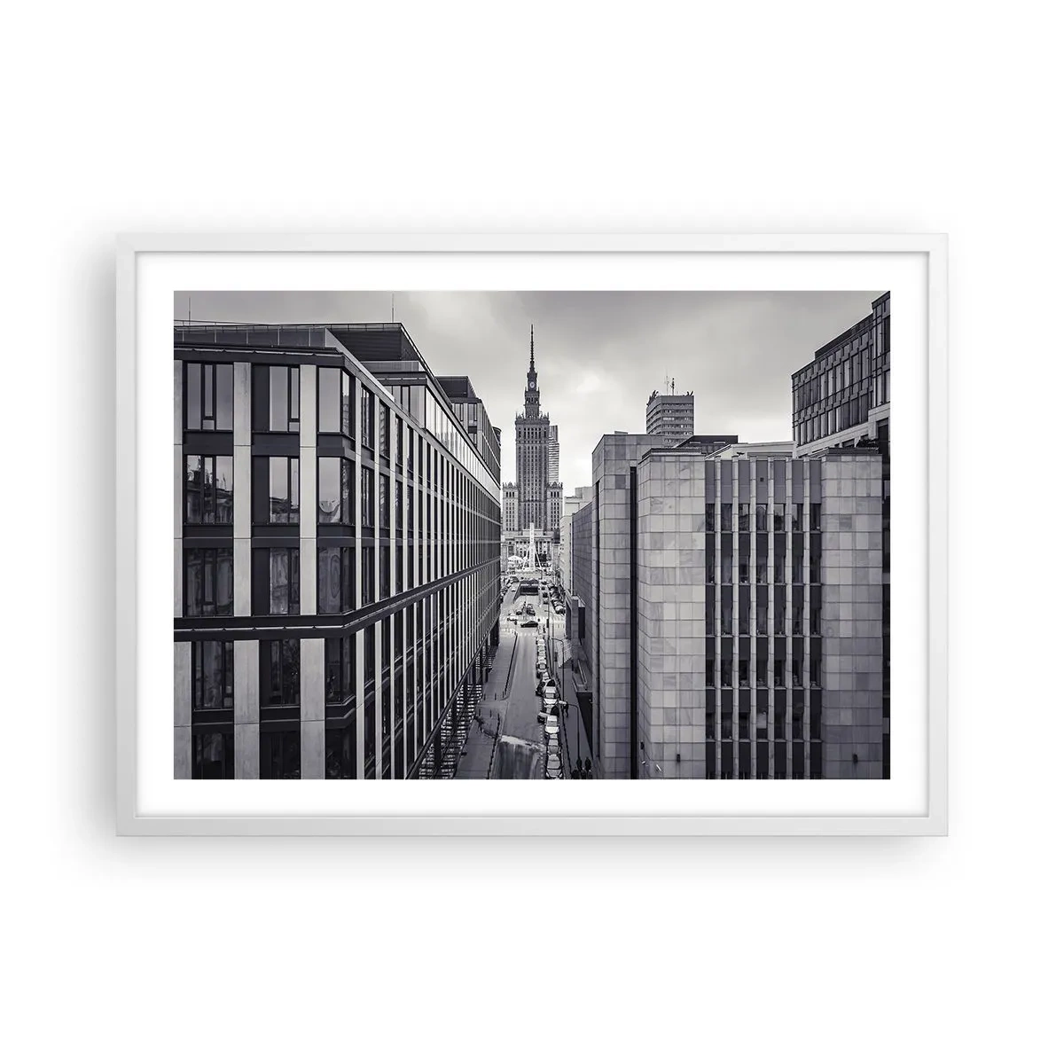 Poster in cornice bianca - La valle di Varsavia - 70x50 cm
