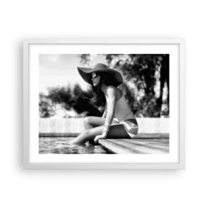 Poster in cornice bianca - Sogno estivo - 50x40 cm