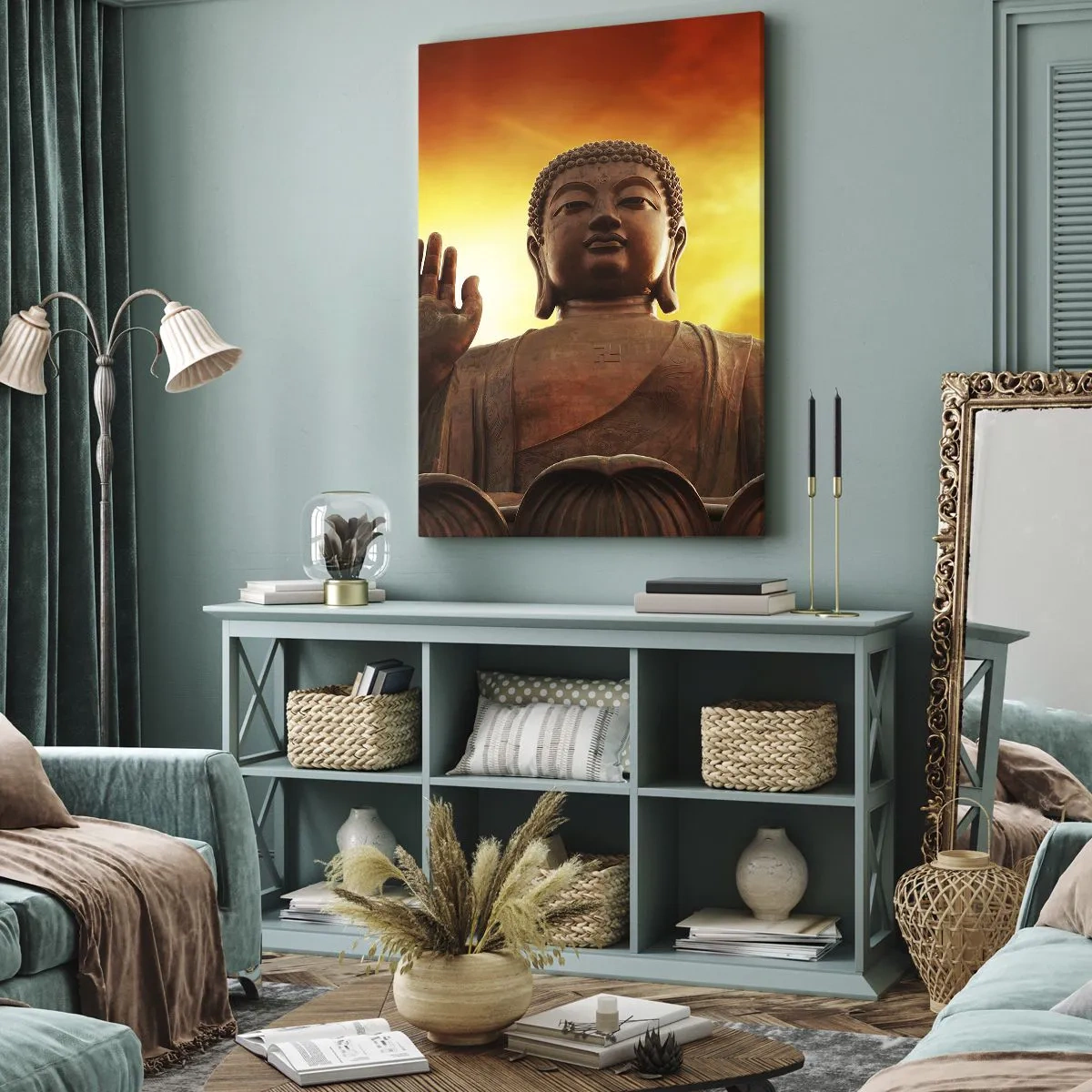 Quadro su tela - Stampe su Tela - La pace del mondo - 45x80 cm