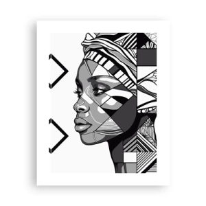 Poster - Ritratto etnico - 40x50 cm