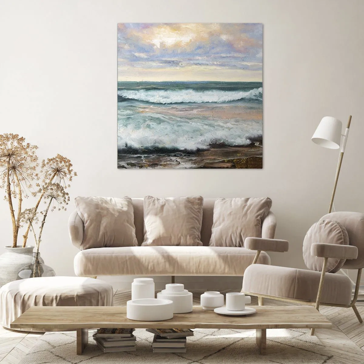 Quadro su tela - Stampe su Tela - Dove l'anima si calma - 70x70 cm