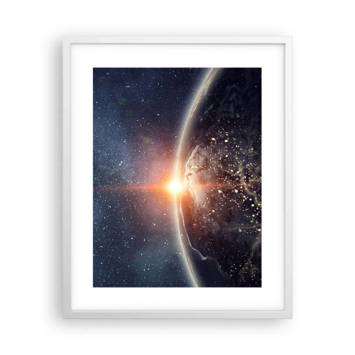Poster in cornice bianca - In una nuova prospettiva - 40x50 cm